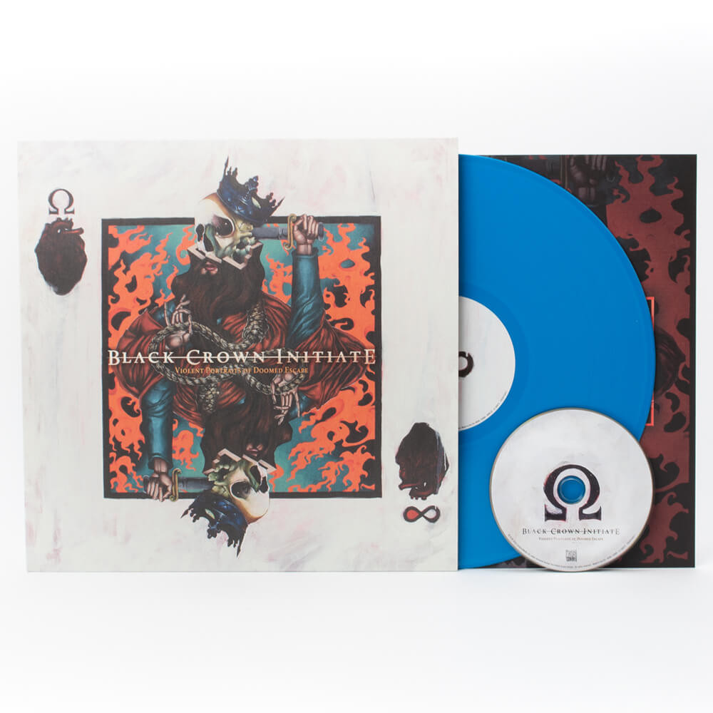 Black Crown Initiate - Violent Portraits of Doomed Escape 180gram Blue Vinyl + CD - only 200 worldwide!